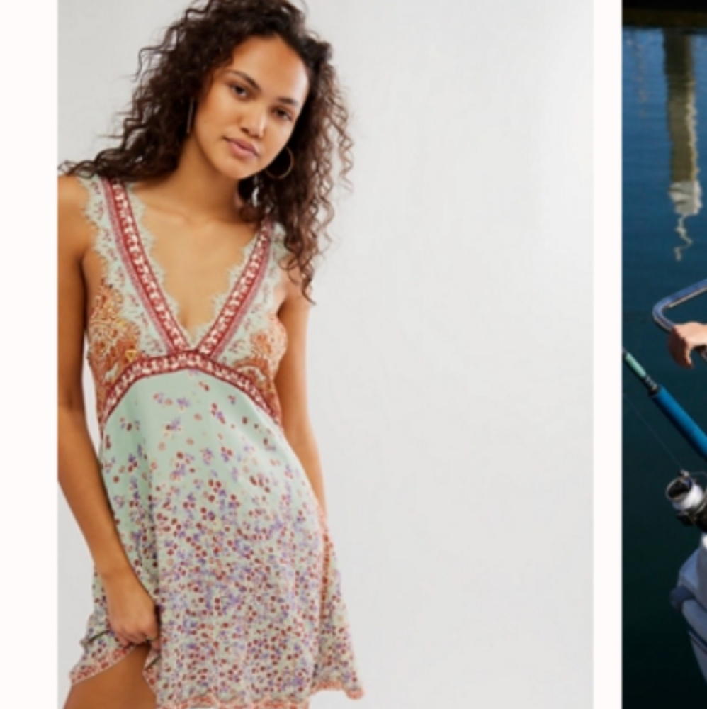 Free People East Willow Trapeze Slip